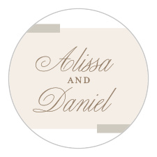 Add the perfect finishing touch to your cards with our Modern Memories Wedding Thank You Cards.