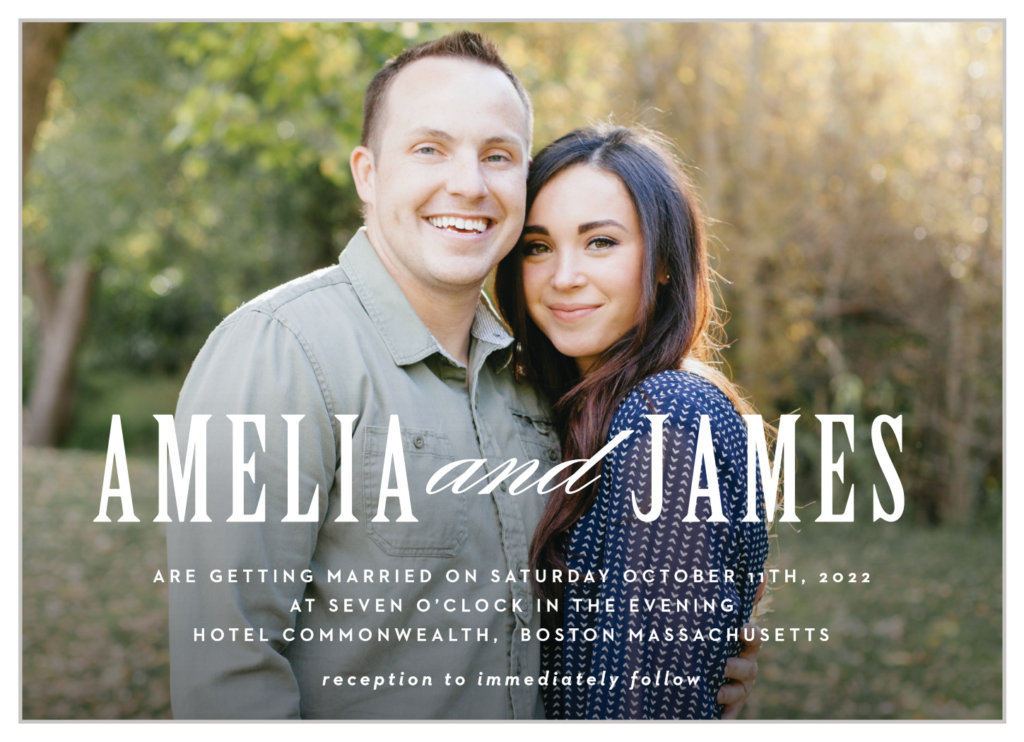 Elegant Union Wedding Invitations