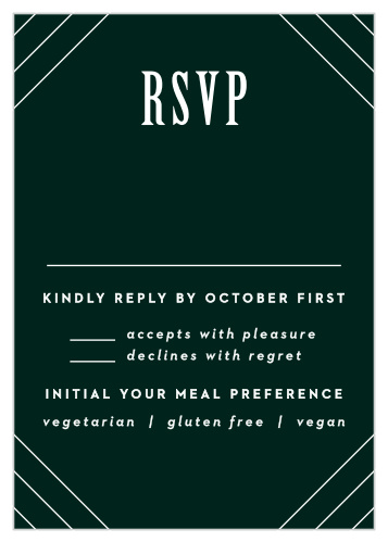 Elegant Union Response Cards