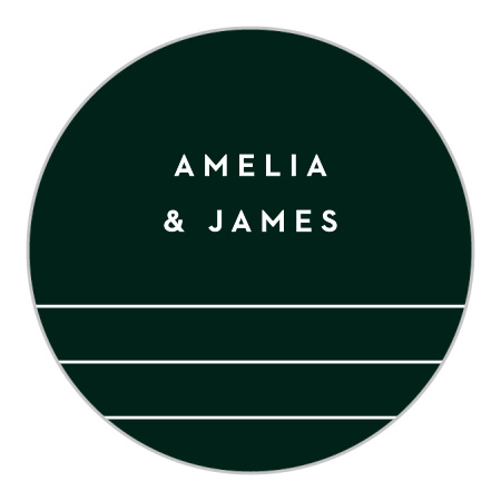 Elegant Union Wedding Stickers