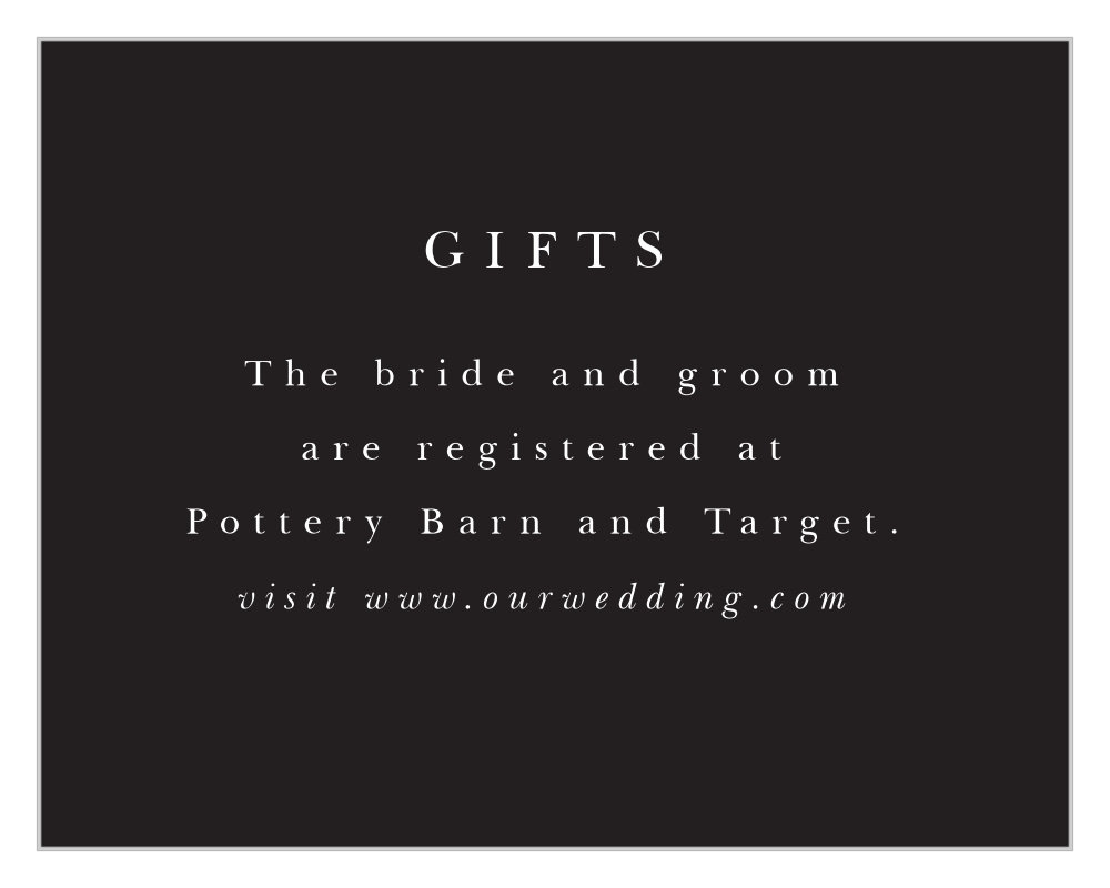 Classic Photo Registry Cards