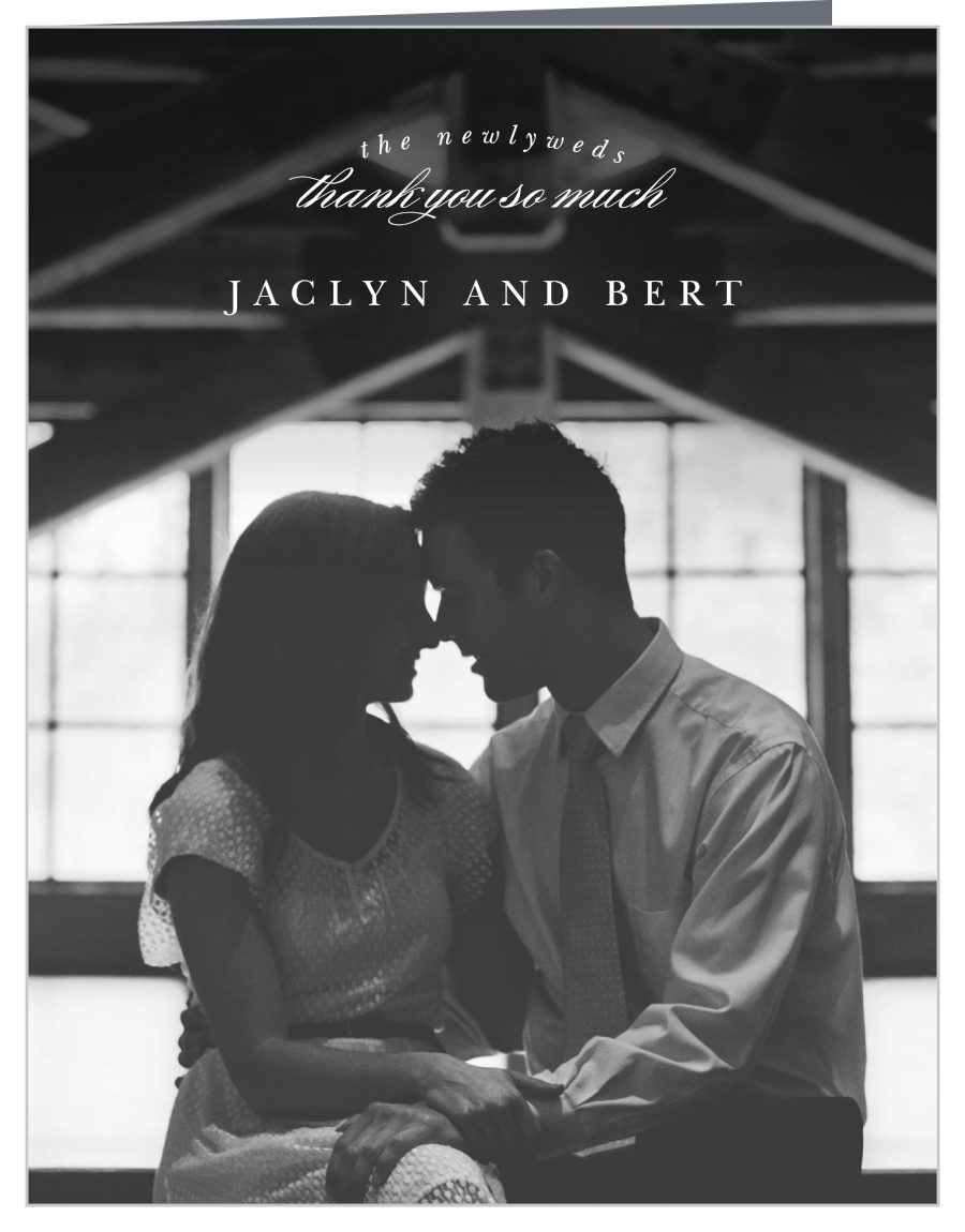 Classic Photo Wedding Thank You Cards