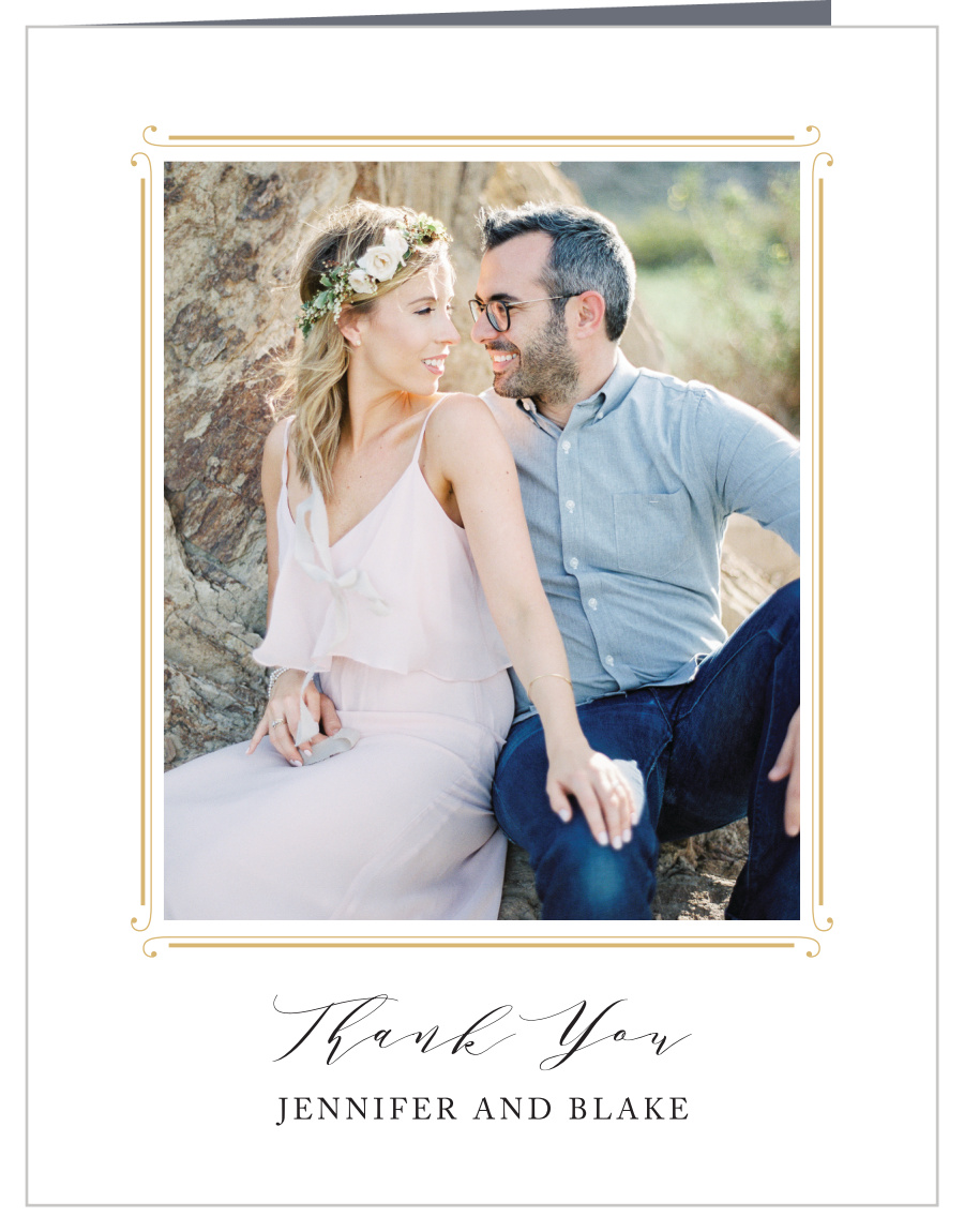 Country Estate Wedding Thank You Cards