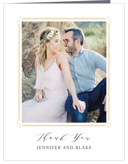 Country Estate Wedding Thank You Cards