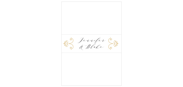 Country Estate Wedding Belly Bands