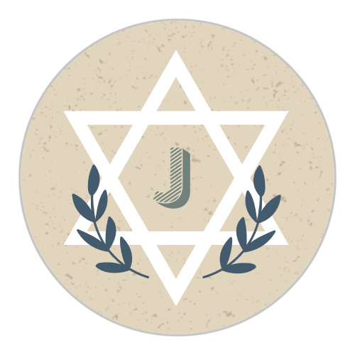 Kraft Laurel Bar Mitzvah Stickers