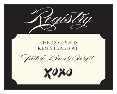Hugs & Kisses Registry Cards
