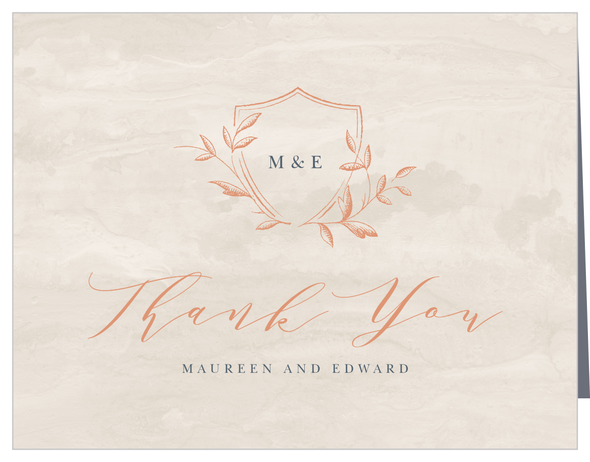Woodland Grove Vow Renewal Thank You Cards