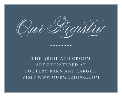 Buttoned Up Registry Cards