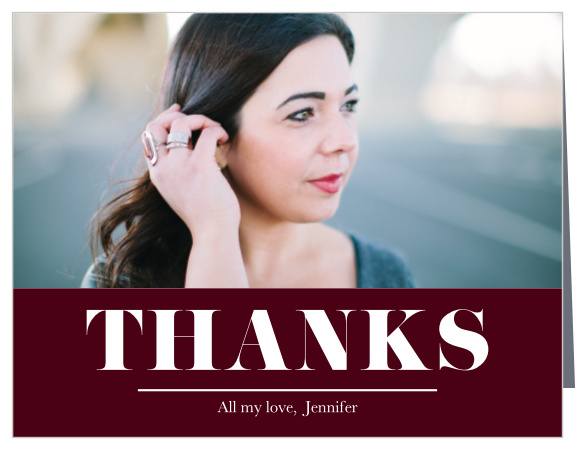 Important Year Graduation Thank You Cards