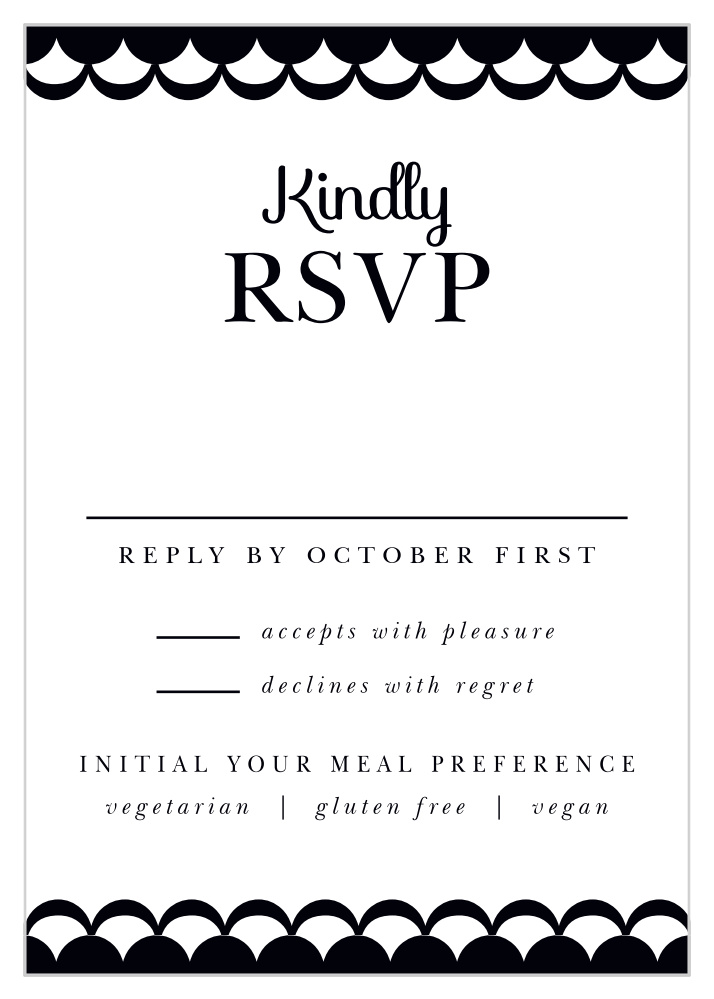 Luxe Type Response Cards