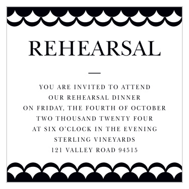 Luxe Type Rehearsal Cards