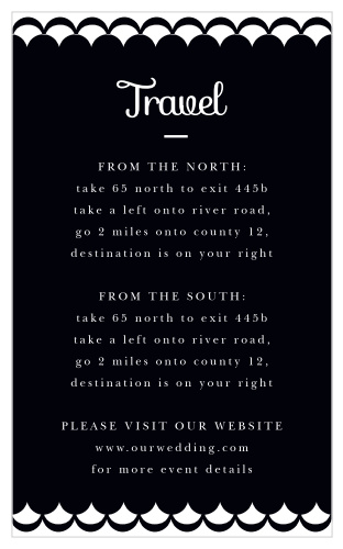 Luxe Type Direction Cards
