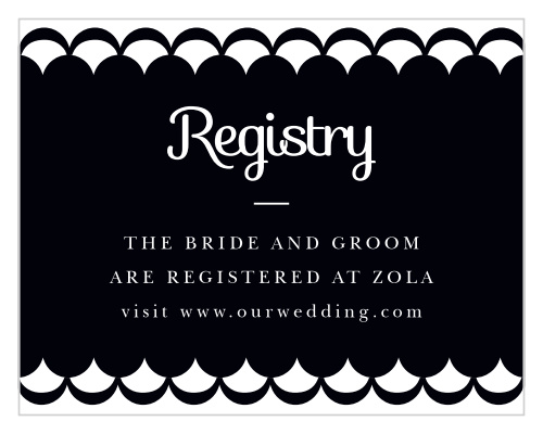 Luxe Type Registry Cards