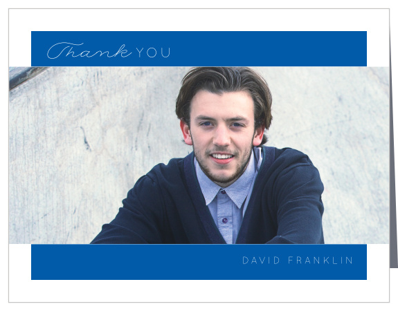 Simple Snapshots Graduation Thank You Cards