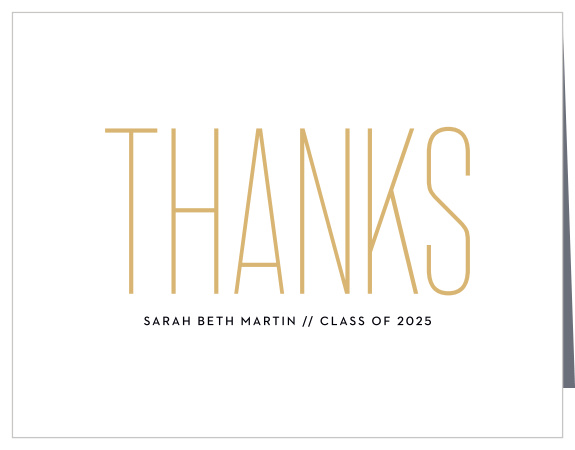 Flash Frames Graduation Thank You Cards