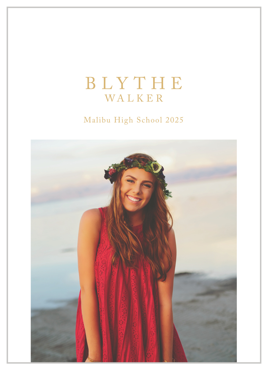 Momentous Monogram Graduation Announcements