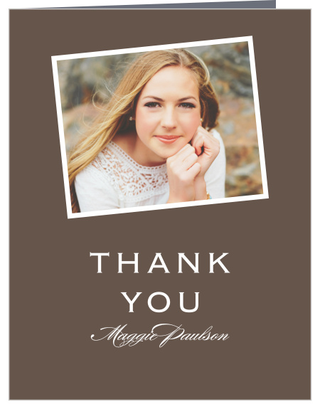 Classic Tassel Graduation Thank You Cards