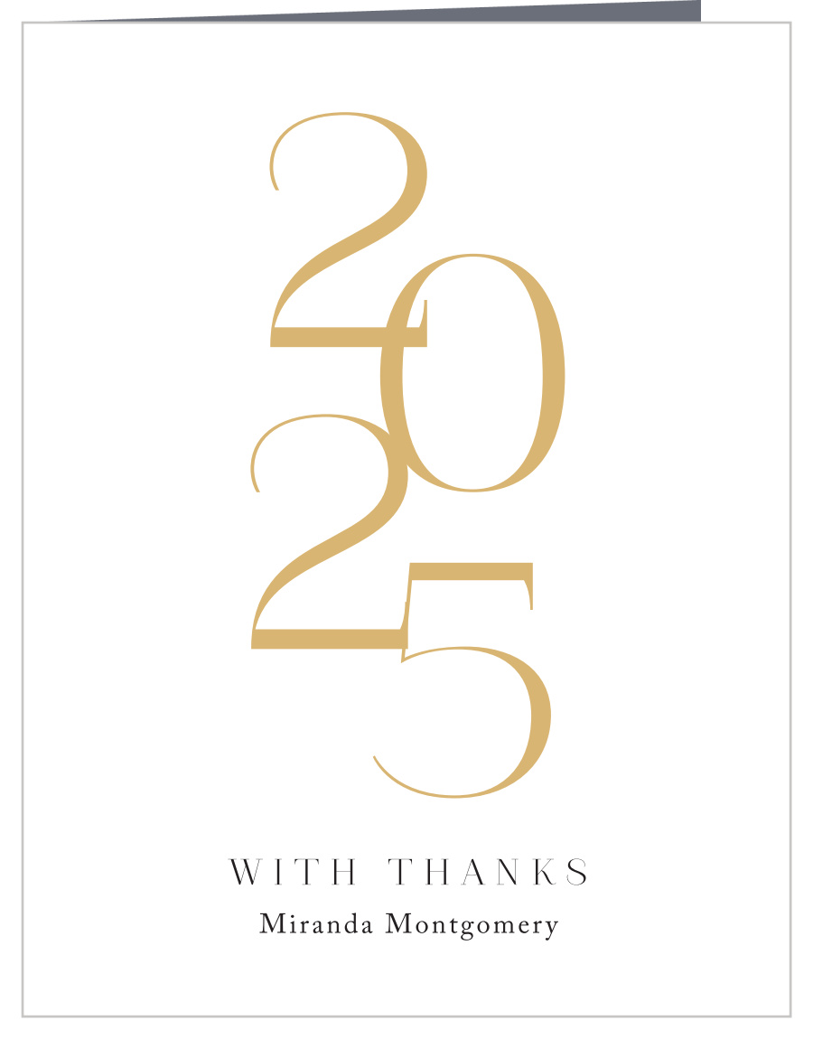 Momentous Year Graduation Thank You Cards