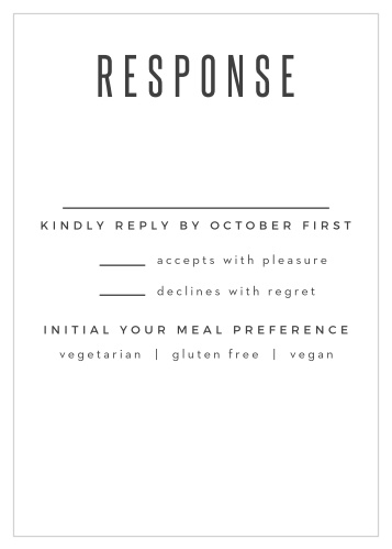 Gilded Strokes Response Cards