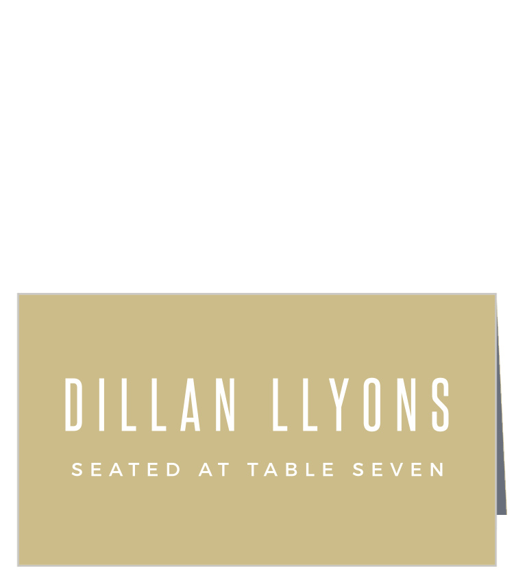 Gilded Strokes Place Cards