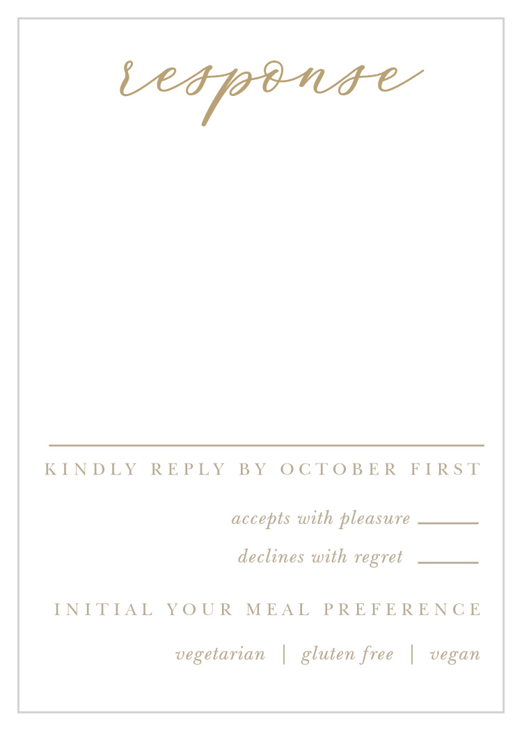 Oversize Script Response Cards