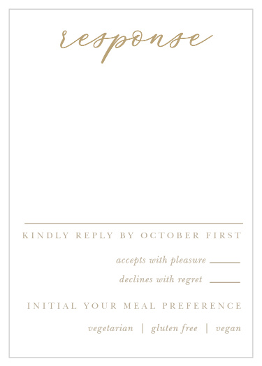 Oversize Script Response Cards