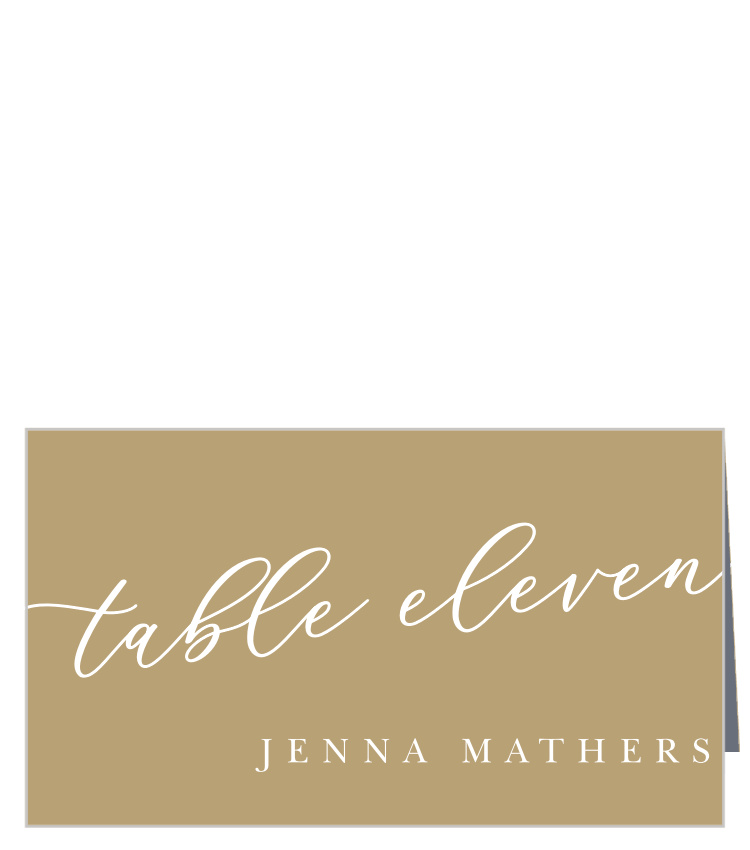 Oversize Script Place Cards
