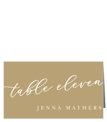 Oversize Script Place Cards