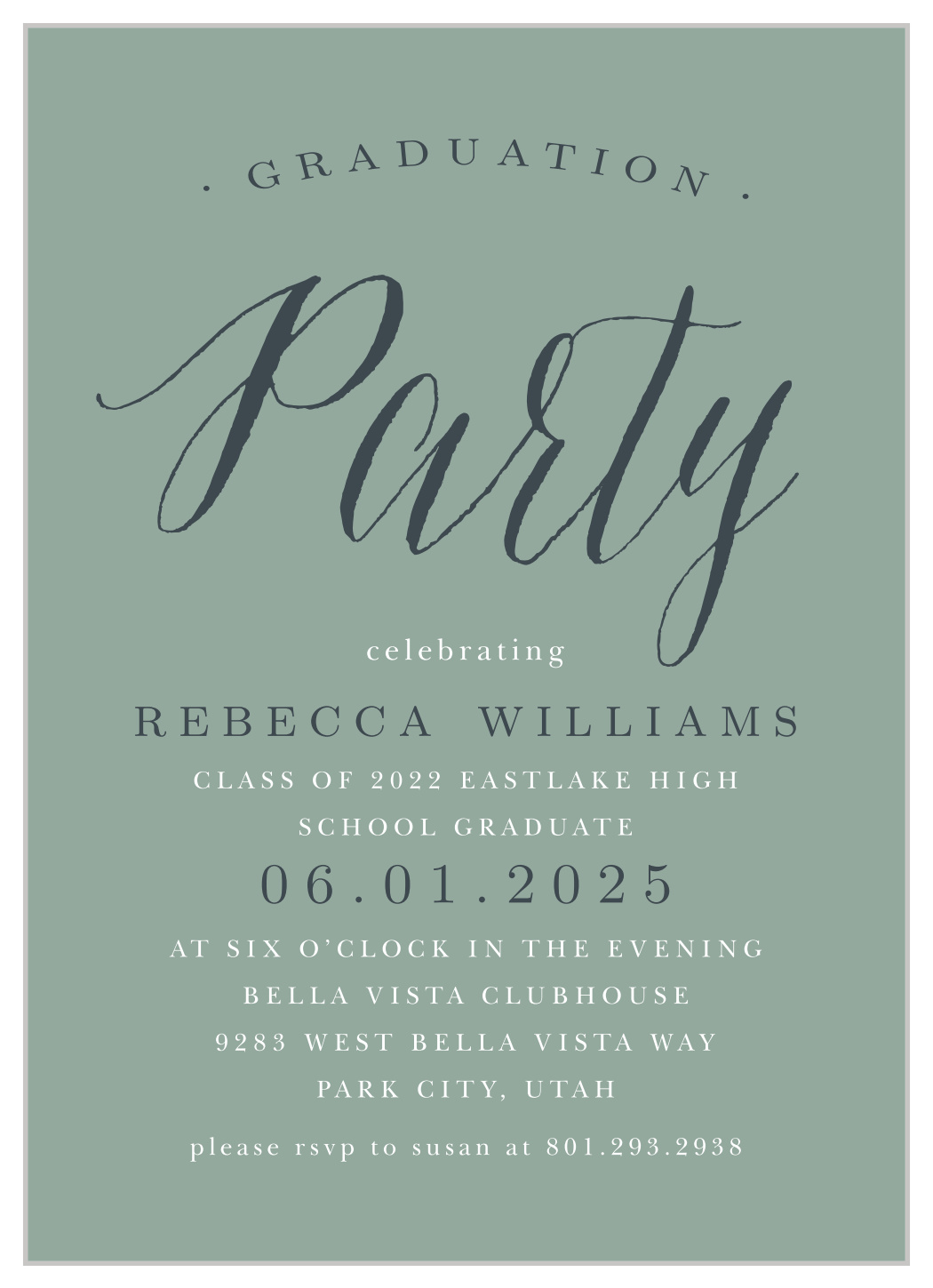 Classic Band Graduation Invitations