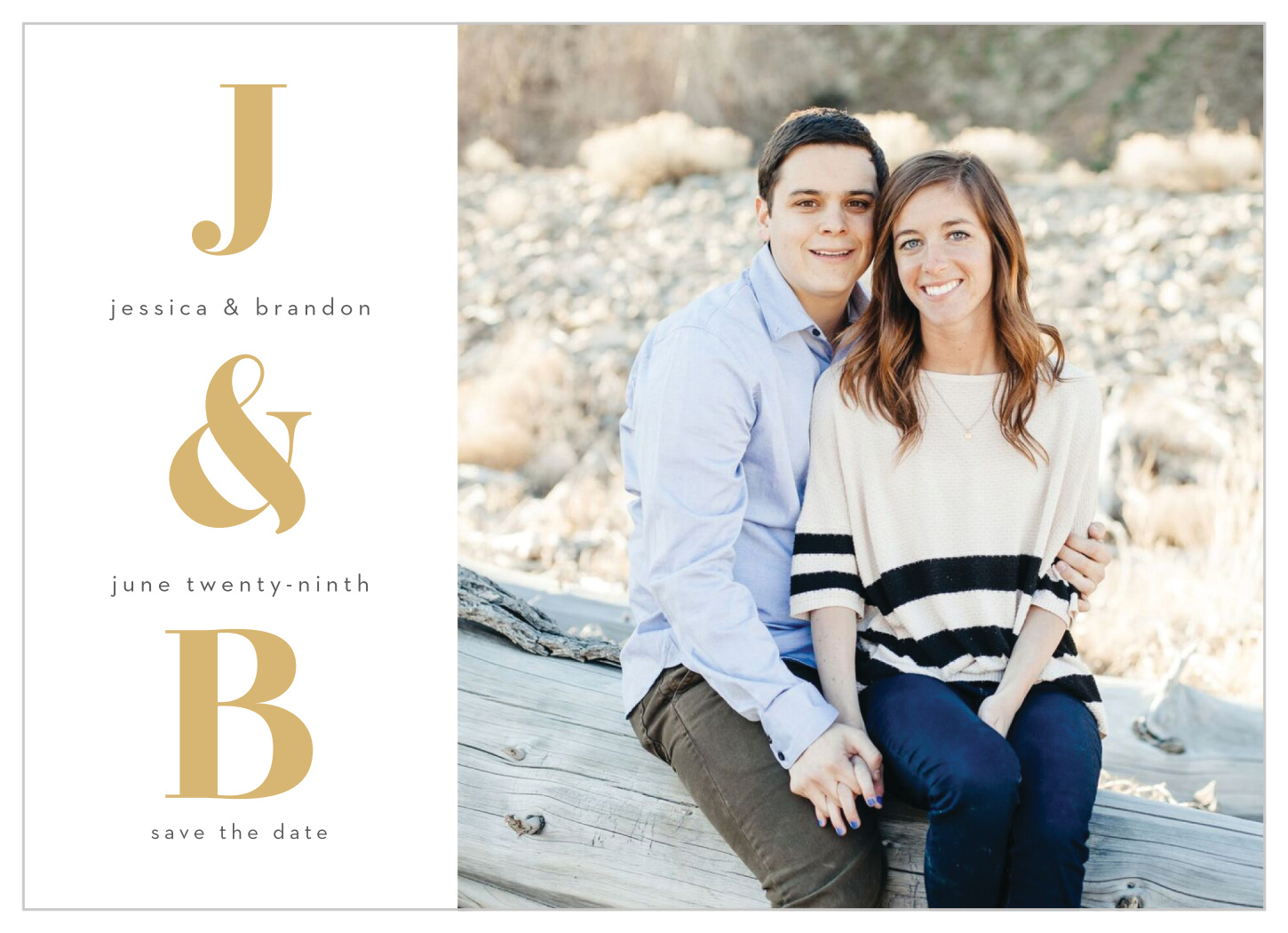 Bold Date Wedding Invitations