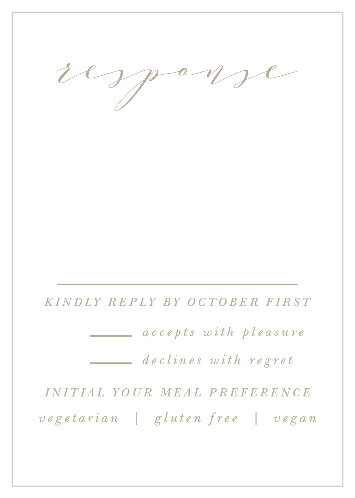Modern Polaroid Response Cards