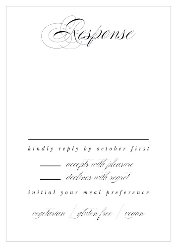 Clean Collage Response Cards