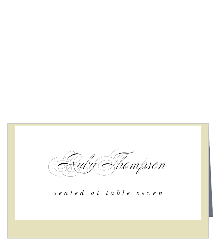 Clean Collage Place Cards