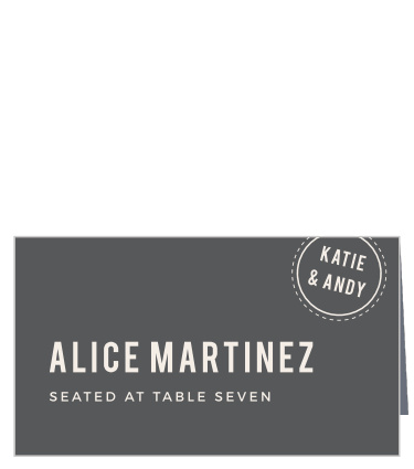 Modern Stamp Place Cards