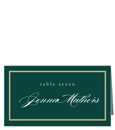 Delicate Frame Place Cards