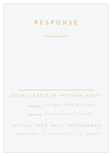 Minimal Band Response Cards