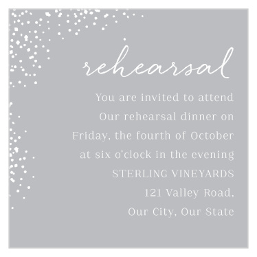 Modern Scrapbook Rehearsal Cards