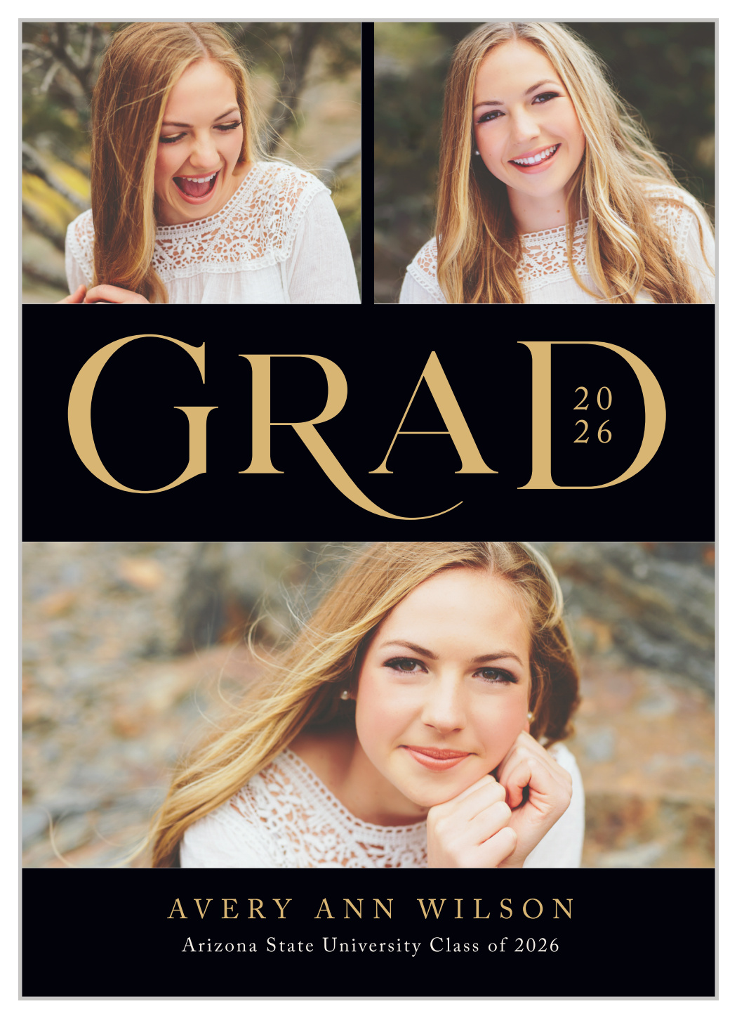 Mod Grad Graduation Announcements