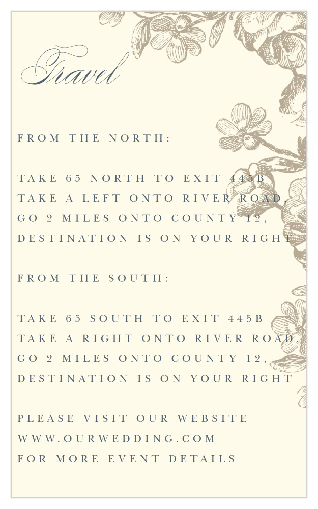 Sketched Botanicals Direction Cards