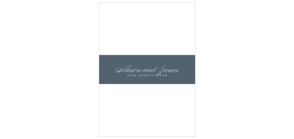 Sketched Botanicals Wedding Belly Bands