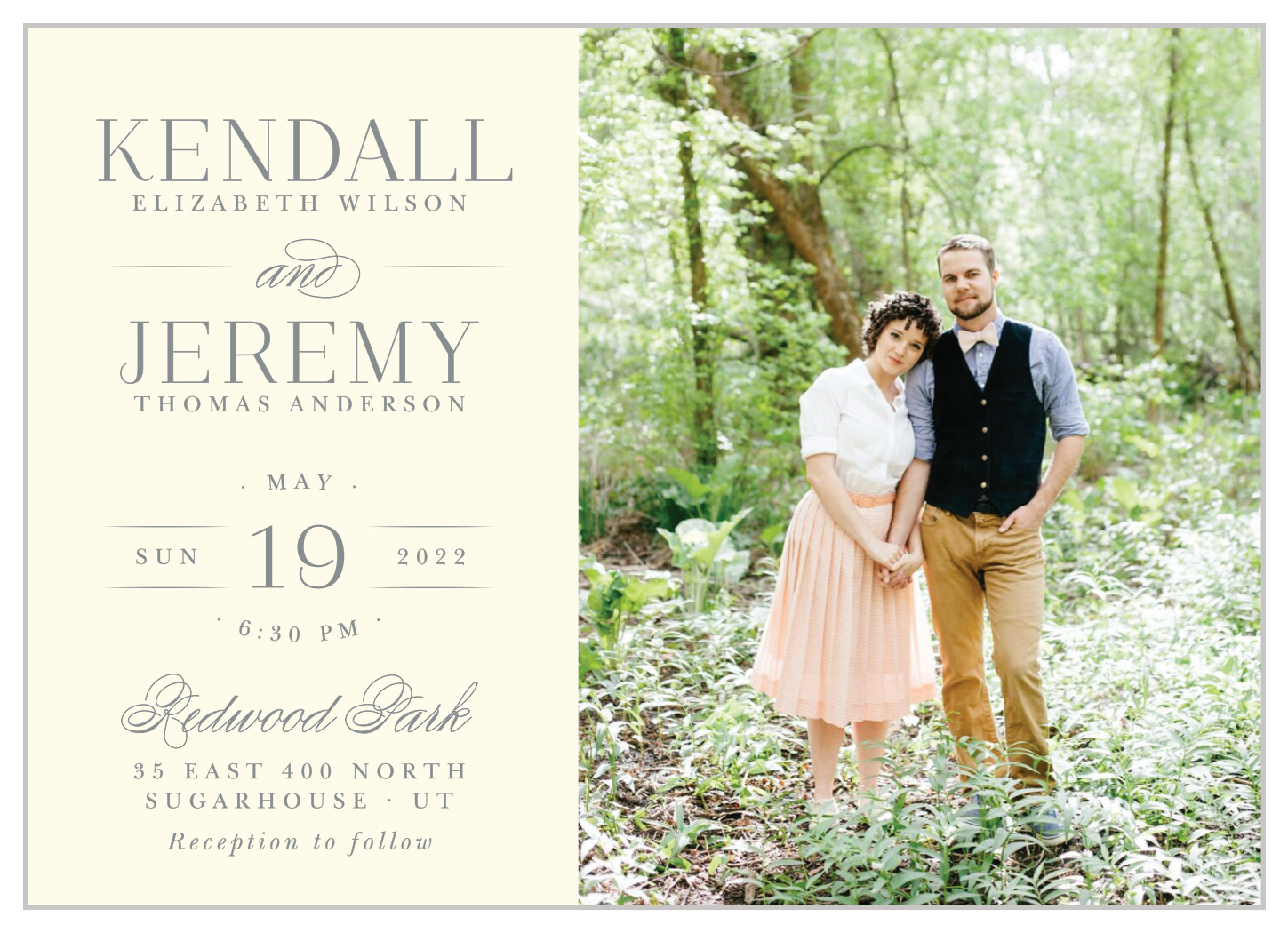 Classic Elegance Wedding Invitations