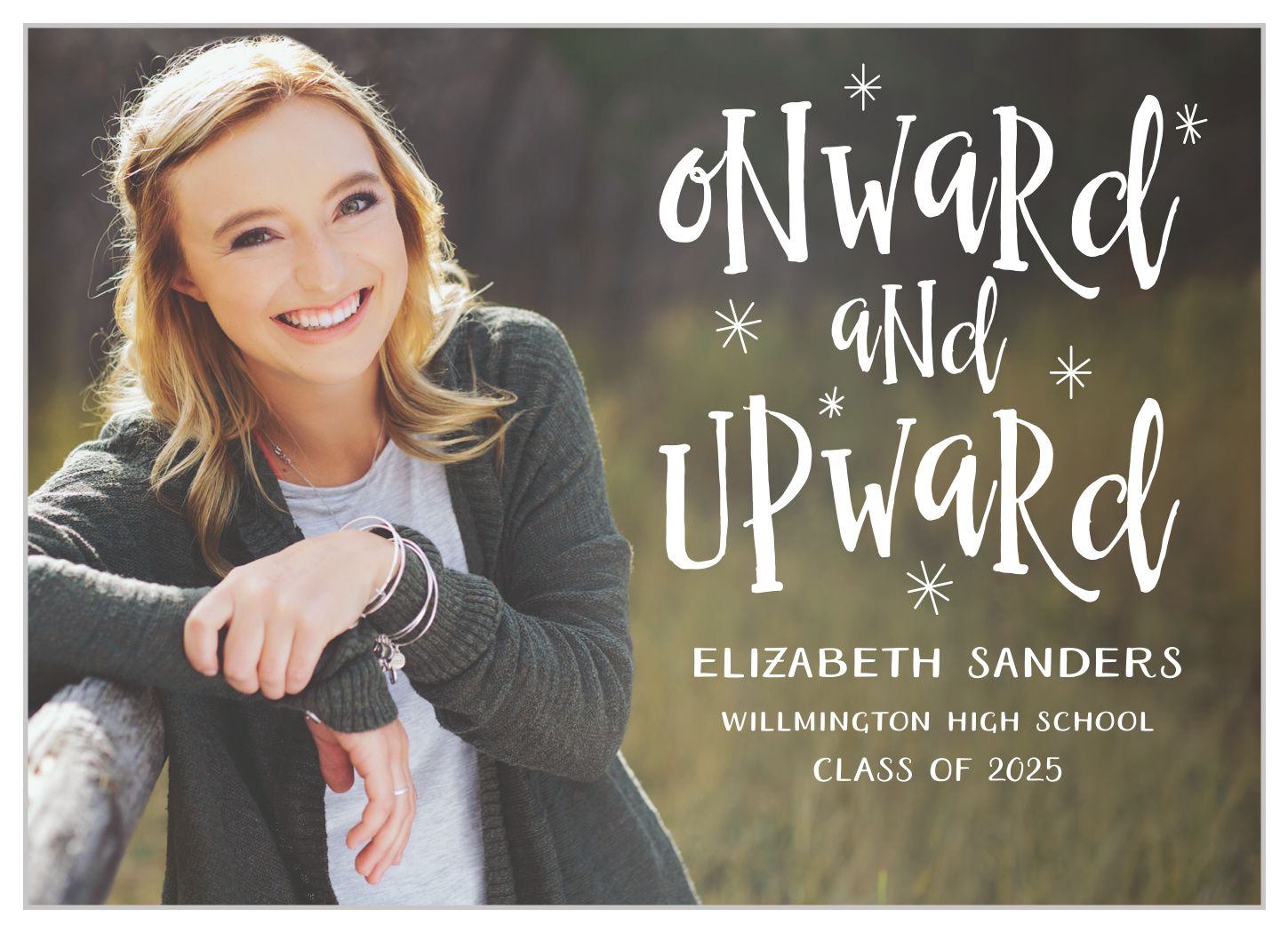 Moving Forward Graduation Announcements