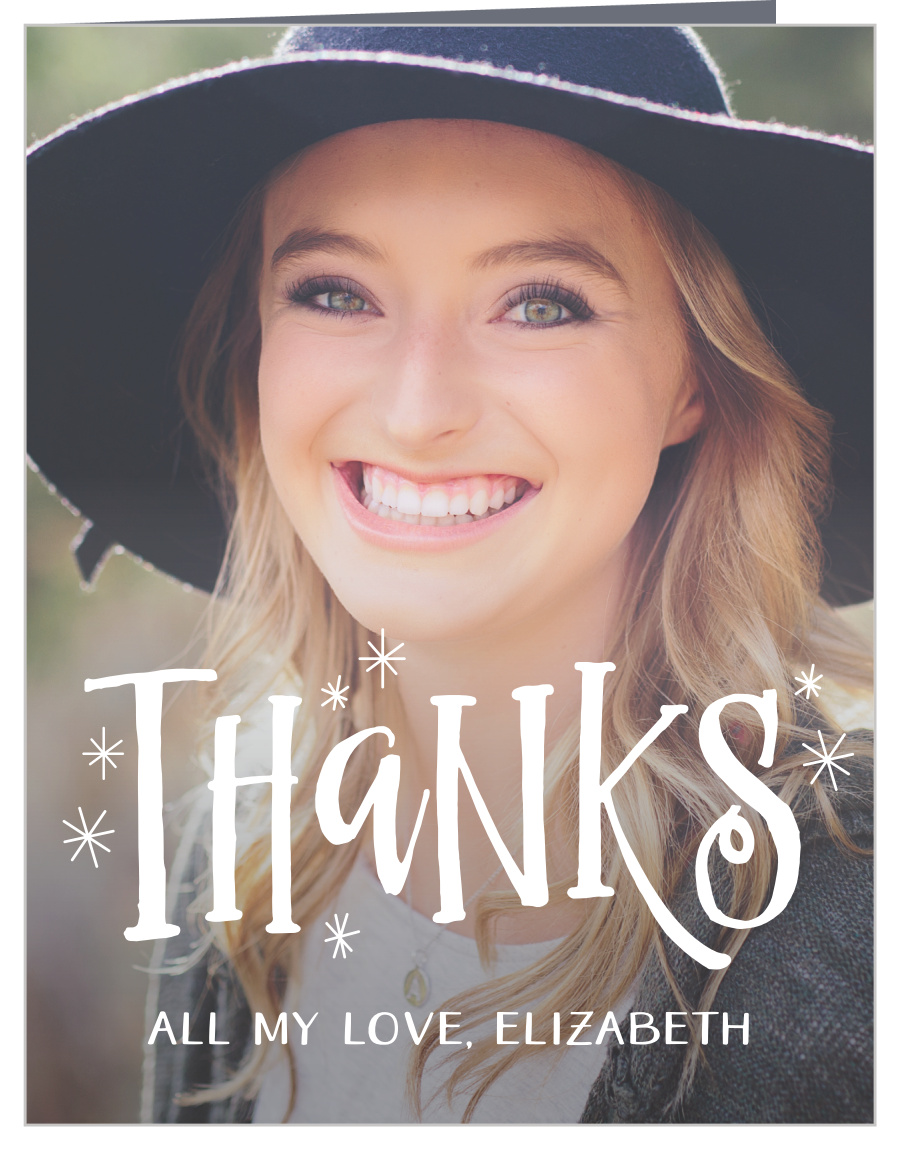 Moving Forward Graduation Thank You Cards