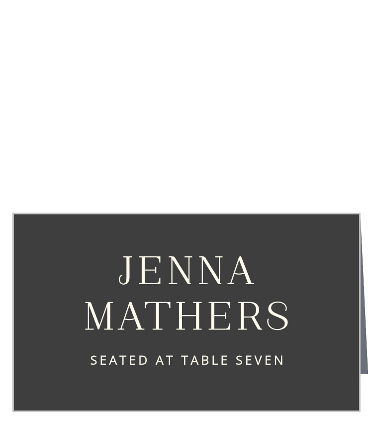 Leafy Label Place Cards