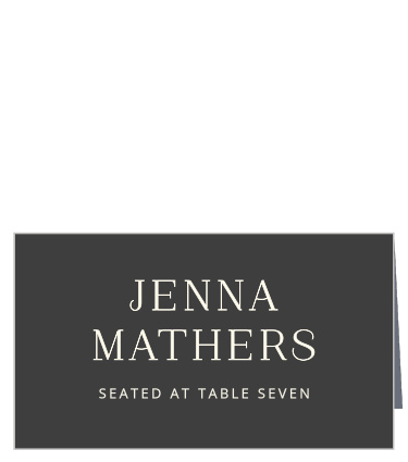Leafy Label Place Cards