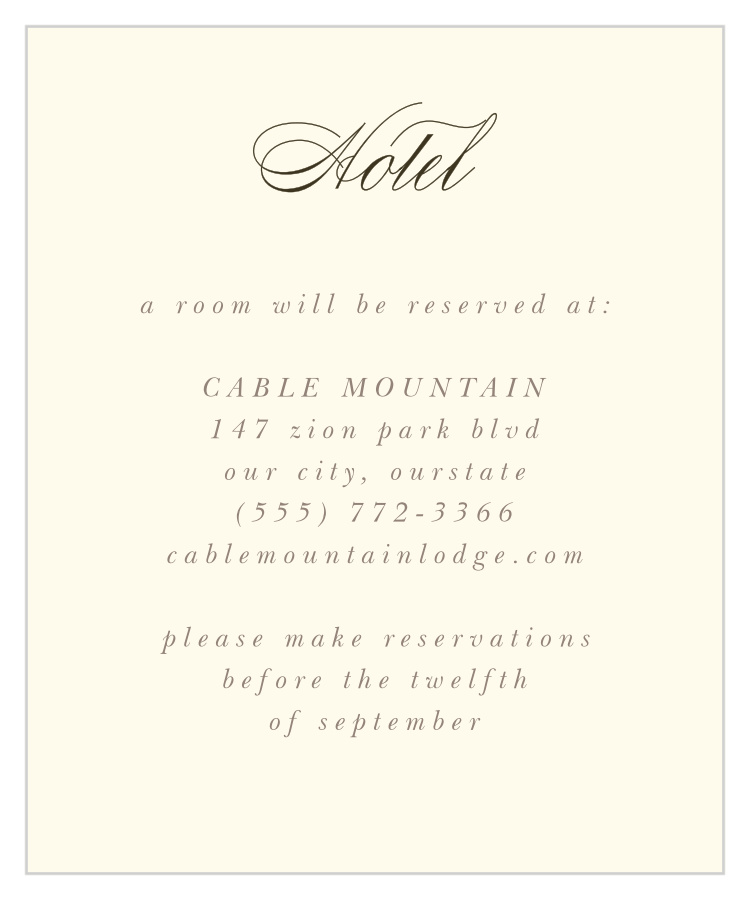 Modern Stacks Accommodation Cards