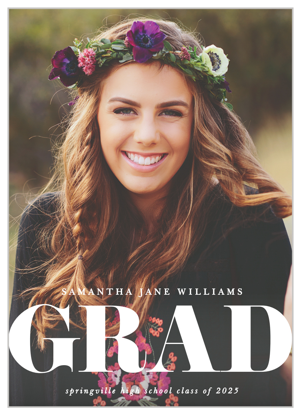 Grad Block Graduation Announcements