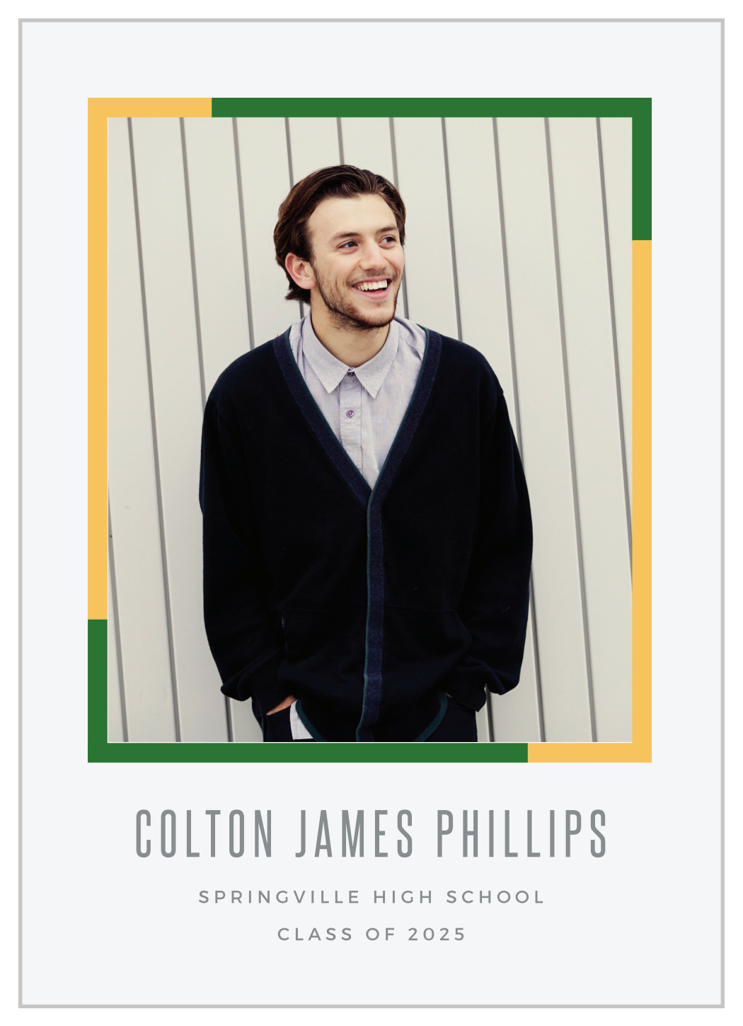 Color Frame Graduation Announcements