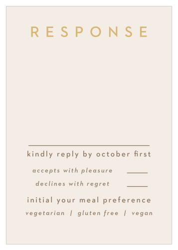 Minimal Block Response Cards